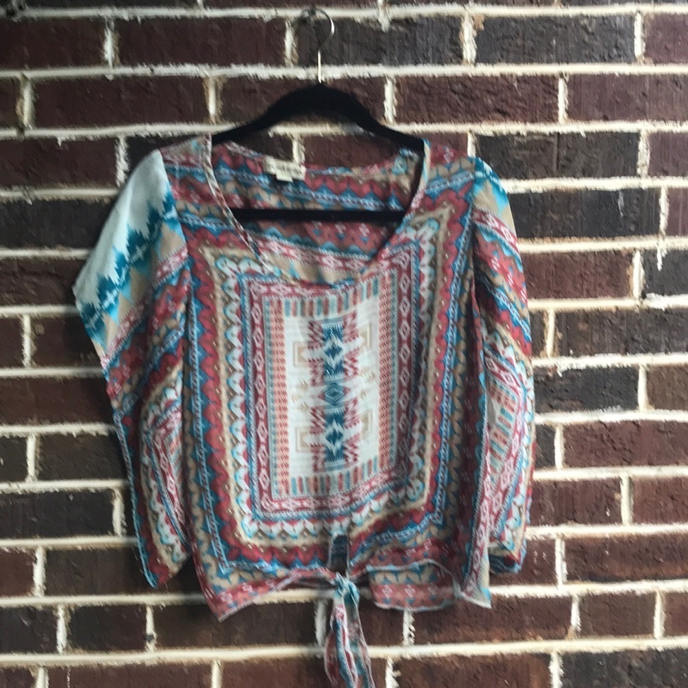 Live And Let Live Blouse, Sz S